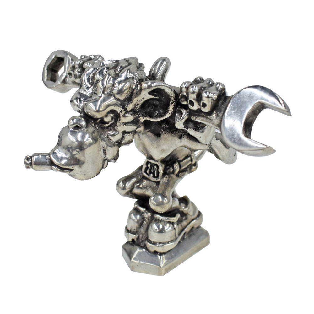 Crabby Monkey Mechanic Pewter Hood Ornament - Raney's Truck Parts