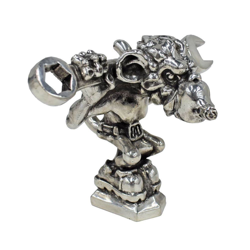 【まーちゃんさま】ornament ❀ * グレーのステキなトナカイさん Crosby & Taylor Reindeer American Handmade Pewter Ornament – The