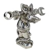 Rat Fink Mechanic Pewter Hood Ornament -Right 