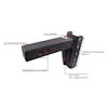 2.5" Heavy Duty Adjustable 4" Drop Hitch By BulletProof Hitches - Shank Specs
