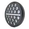 7" Round Black Ops LED Headlight-  Off Side