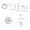 Darlington Series Class 3 High Profile 24 LED Beacon Light - Diagram