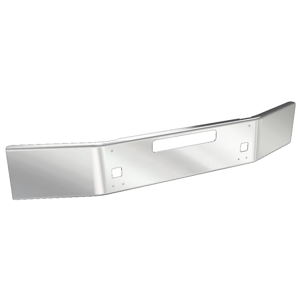 Kenworth T800 T880 AERO CLAD Straight Bumper With Kick (14")