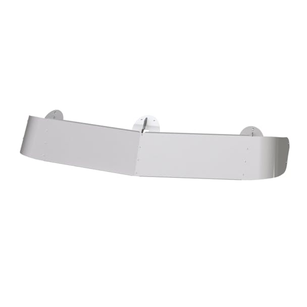 Peterbilt 579 567 Flat Top 11.7" Drop Visor 2013 & Newer