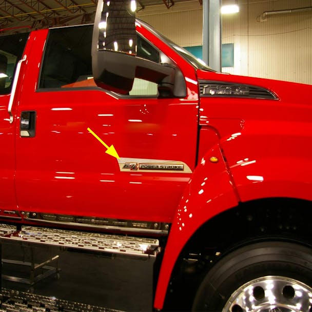 Ford F650 F750 Stainless Steel Emblem Trim 2021 & Newer