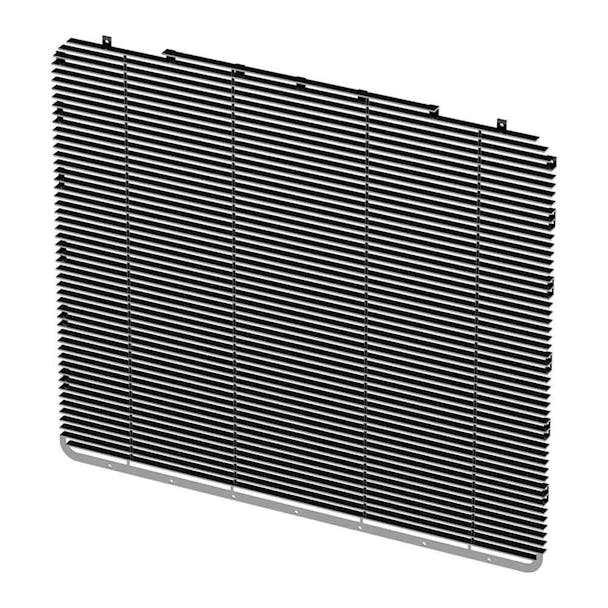 Peterbilt 389 Aluminum Billet Style Grill Insert With Horizontal Bars 2008-2021 - Default