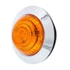 1 1/4" Round 6 LED Clearance Marker Light Shows The Amber/Amber Lens From The Side