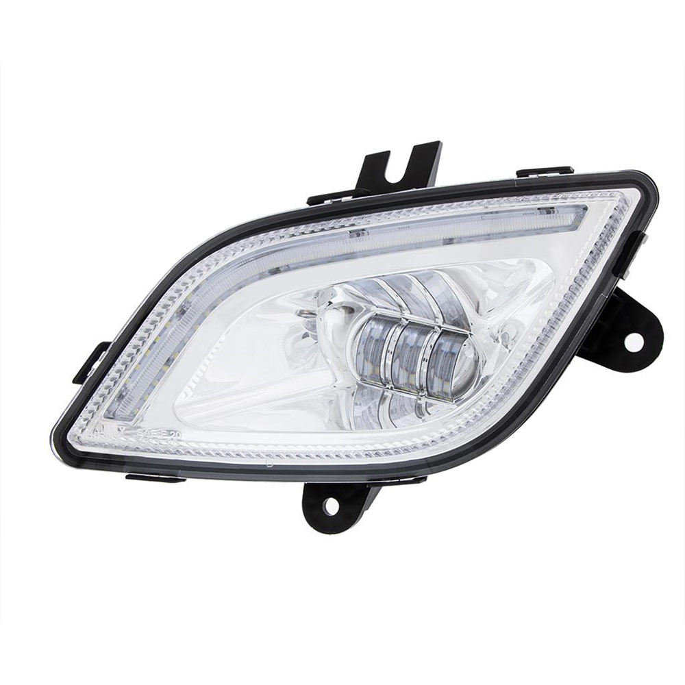 Freightliner Cascadia Chrome LED Fog Light With Light Bar A66