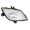 Freightliner Cascadia Chrome LED Fog Light With Light Bar A66-03653-003 Showing The Front View Of Passenger With The Light On