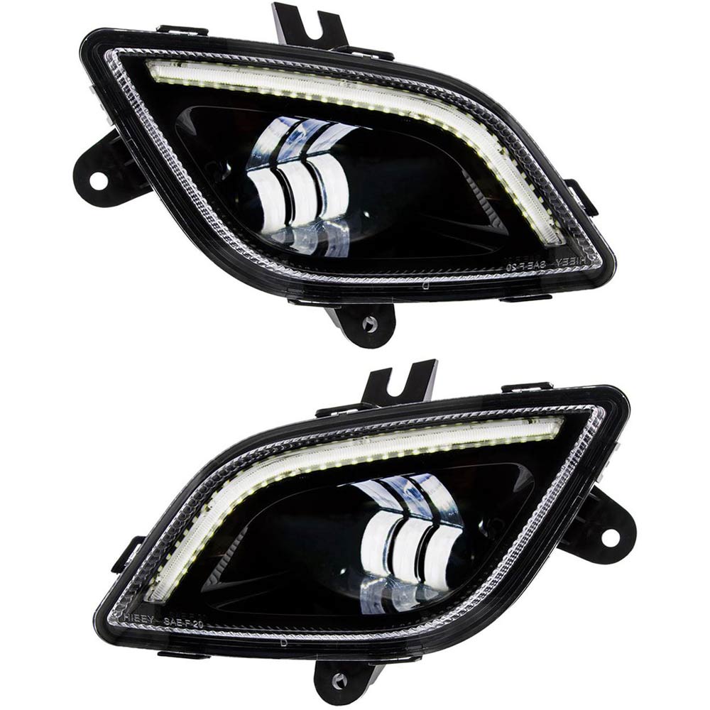 Freightliner Cascadia Black LED Fog Light With Light Bar A66-03653