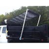 FLASH 30 Degree Aluminum Pivot Arm Tarp System By Donovan Tarps - Black Trailer
