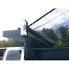 FLASH 30 Degree Aluminum Pivot Arm Tarp System By Donovan Tarps - Black Trailer Close Up