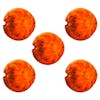 Glass Watermelon Marker Light Lens 5 Pack - Dark Amber 3