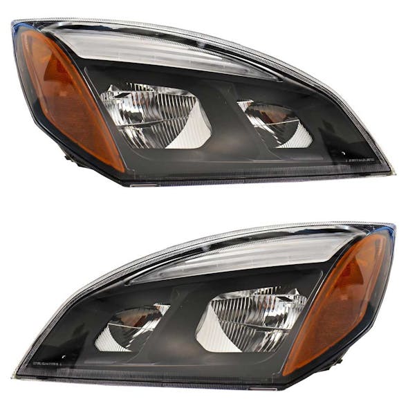 Freightliner Cascadia 2018+ New Body Style Full LED Blackout Headlight Both Sides