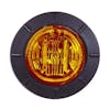 6 LED 1 1/4" Mini Clearance Marker Light With Rubber Grommet by Maxxima - Amber