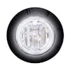 6 LED 1 1/4" Mini Clearance Marker Light With Rubber Grommet by Maxxima - White Clear