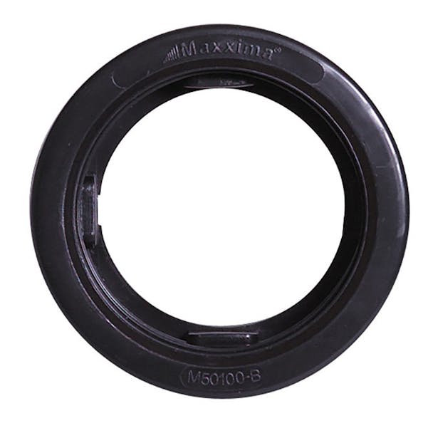 2 1/2" Round Black Vinyl Grommet By Maxxima