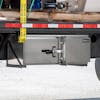 Smooth Aluminum Cam Lock Underbody Tool Box - Installed