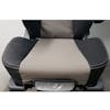 Prime TC200 Series Air Ride Suspension Genuine Grey/Black Leather Truck Seat With Arm Rests - Cushion