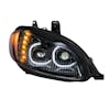 Freightliner M2 Full LED Blackout Projection Headlights With DRL Halo Ring - Passenger On