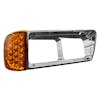 Freightliner FLD Headlight Bezel With LED Turn Signal Light Passenger Side