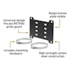 Protec Tuff Guard Grill Guard License Plate Mounting Bracket - Features