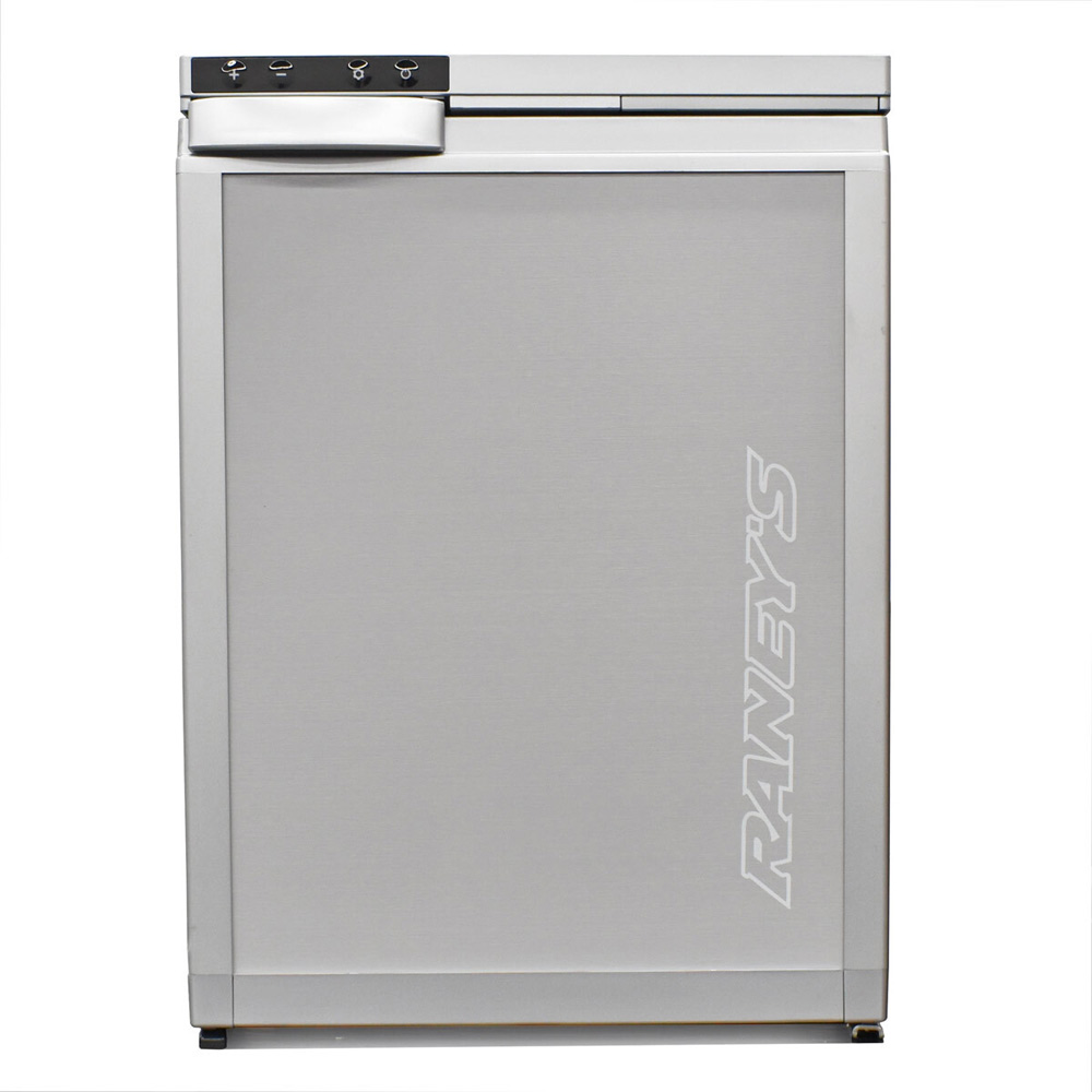 12V Semi-Truck Refrigerator Freezer Combo (Silver)