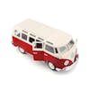Volkswagen Van Samba In Red And White Special Edition Replica 1/24 Scale - Open Doors