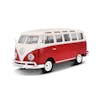 Volkswagen Van Samba In Red And White Special Edition Replica 1/24 Scale - Main