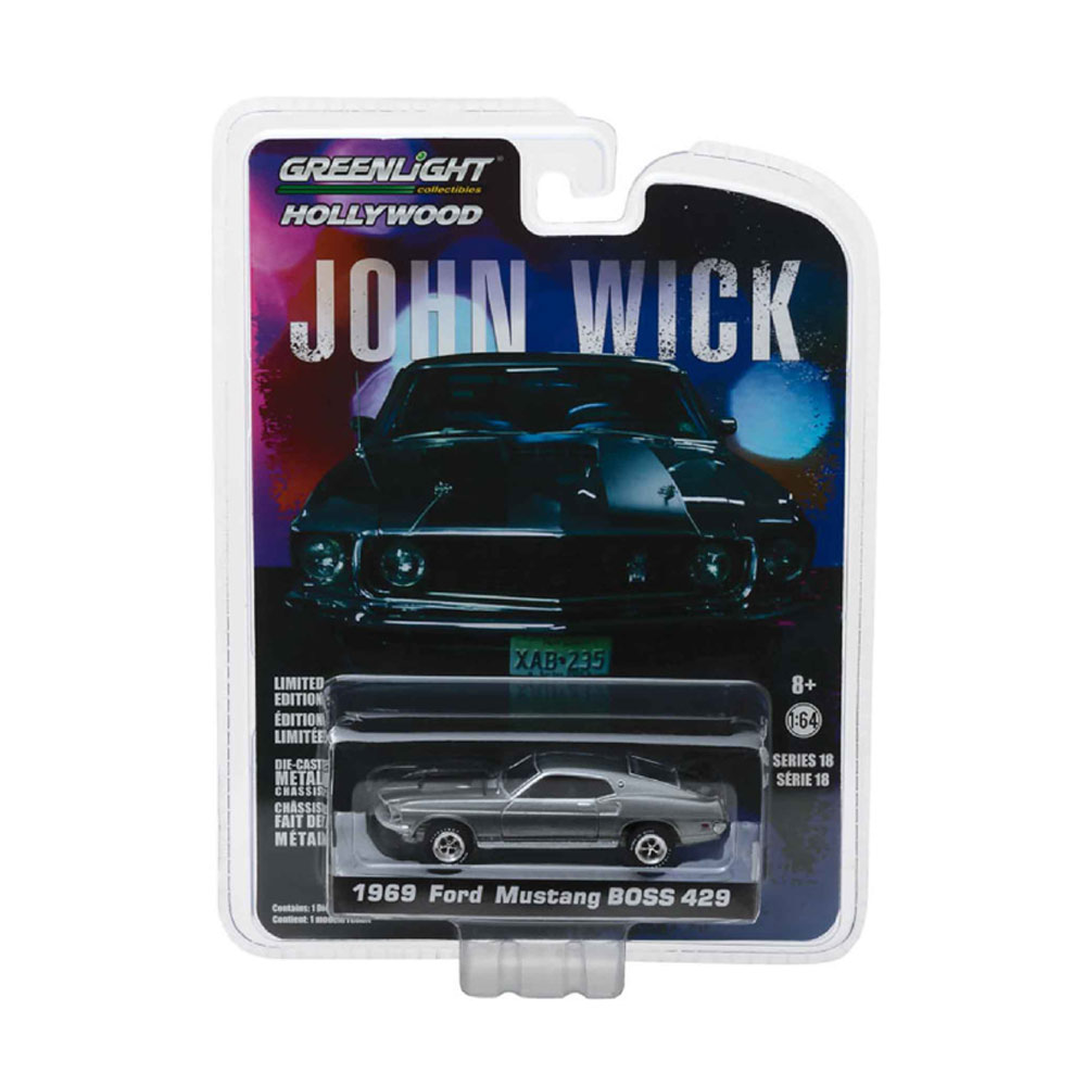 ミニカー JOHN WICK 1969 Ford Mustang BOOS 429 John Wick 1969 Ford Mustang BOSS 429 Diecast Model Car
