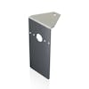 Universal Stainless Steel IFTA Permit Holder Exhaust Bracket With Watermelon Light Hole By RoadWorks - Default