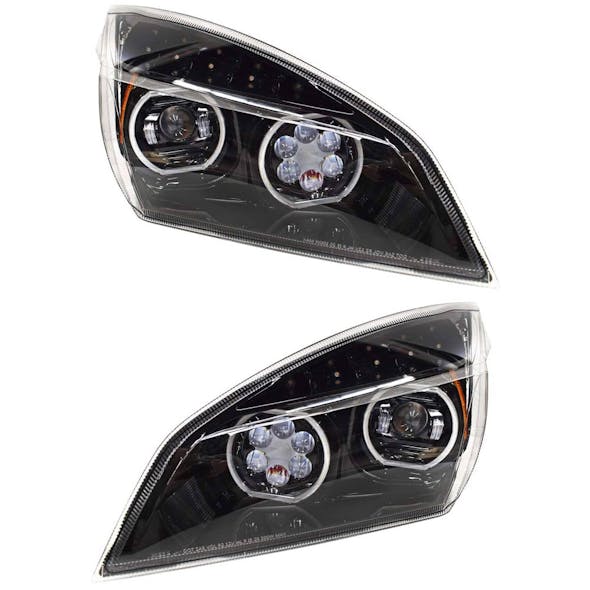 Freightliner Cascadia 2018+ Blackout Full LED Projection Headlight