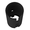 Universal Lower Black Plastic Gearshift Knob Cover - Angled