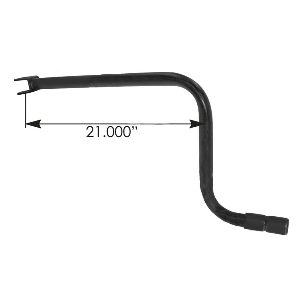 Trailer Landing Gear Sidewind Horizontal Crank Handle 1003-1298
