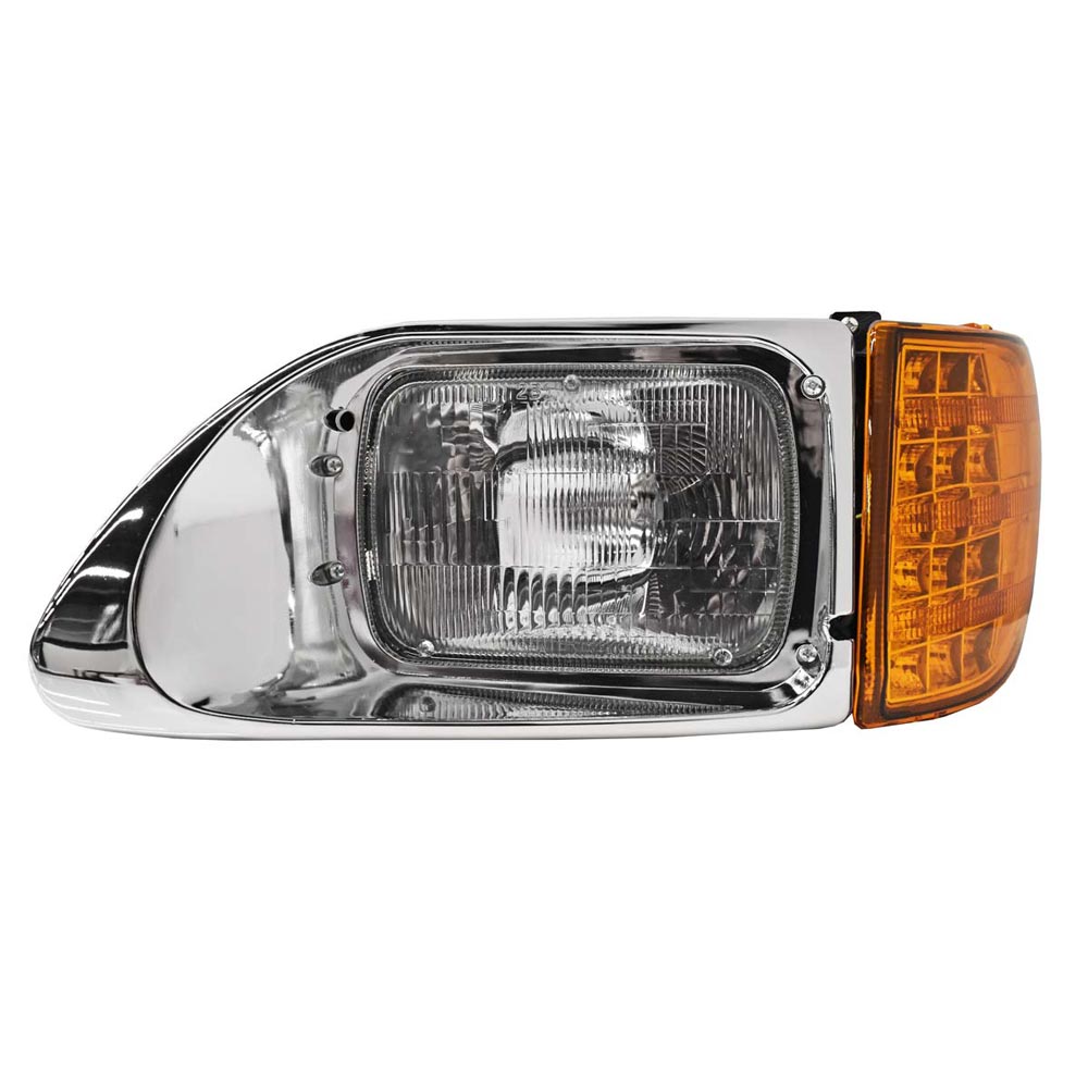 International 9200 9400 4700 5900i Headlights With LED Turn Signal