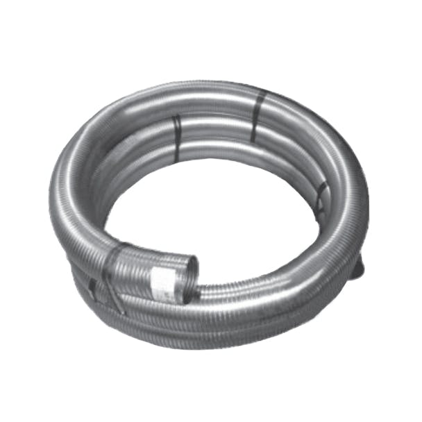 Universal 5" x 120" 409 Stainless Steel Flex Tube
