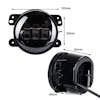 4" JK Series Fog Lights Dimensions