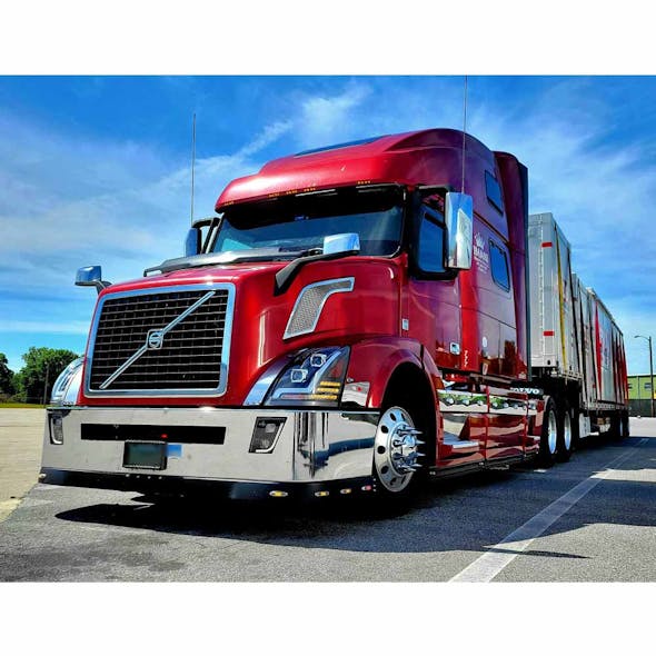 Volvo VN VNL Blackout Projector Headlight With LED DRL Bolt & Sequential Turn Signal 2003-2017 - Installed