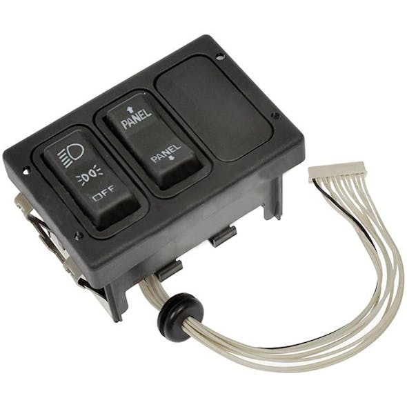 International Headlight Switch Housing Assembly Top View