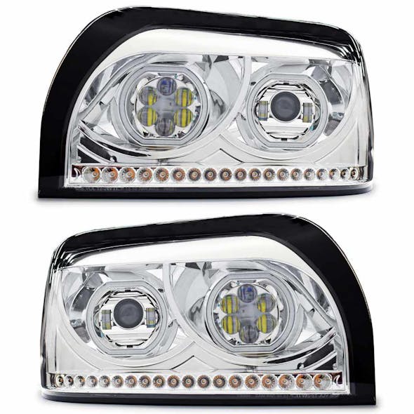 Freightliner Century Full LED Blackout Projector Headlight