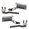 Hogebuilt Down Low Blind Mount Half Tandem Fender Mounting Brackets - Peterbilt Flex Air or Kenworth AG380 (22.5" or 24.5")