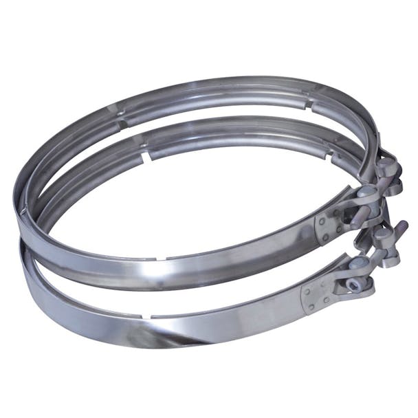 Cummins Paccar Volvo Stainless Steel Exhaust Clamp 2011939 5304898 default