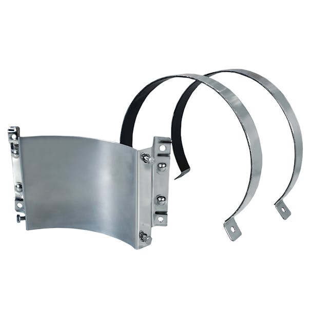 Peterbilt 13" Air Cleaner Clamps & Bracket - Default