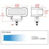 4.5" High-Powered LED Work Light With Spot Beam Dimensions