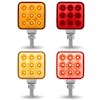 3" Mini Square Double Facing Single Post LED Default