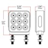 LED Light Dimensions