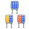Blue Auxiliary LEDs