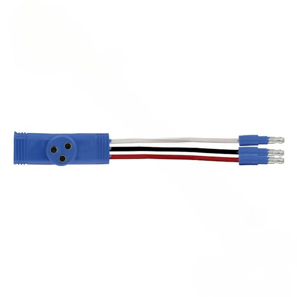 3 Pin Right Angel Female Pigtail Wiring Connector 66904