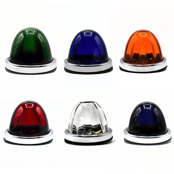 Glass Lens Watermelon LED Light By Valley Chrome - Thumbnail