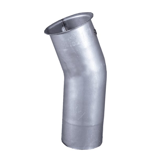 Kenworth 5" Aluminized Elbow With Pyro Fitting K180-17915